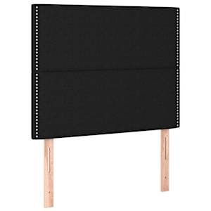 Box spring postel s matrací černá 80 x 200 cm textil - obrázek 6