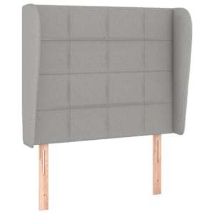Box spring postel s matrací světle šedá 80 x 200 cm textil - obrázek 6