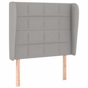 Box spring postel s matrací světle šedá 90x200 cm textil - obrázek 6