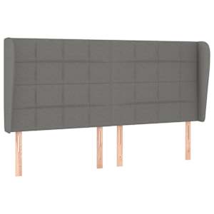 Box spring postel s matrací tmavě šedá 160x200 cm textil - obrázek 6