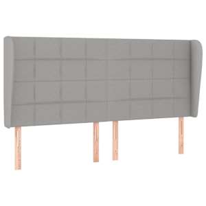 Box spring postel s matrací světle šedá 180 x 200 cm textil - obrázek 6