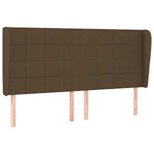 Box spring postel s matrací tmavě hnědá 200x200 cm textil - obrázek 6