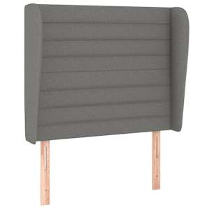 Box spring postel s matrací tmavě šedá 90x190 cm textil - obrázek 6