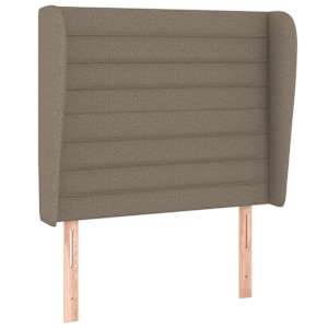 Box spring postel s matrací taupe 90x190 cm textil - obrázek 6