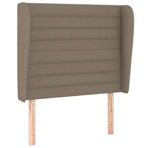 Box spring postel s matrací taupe 100 x 200 cm textil - obrázek 6