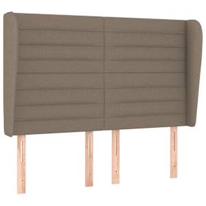 Box spring postel s matrací taupe 140x190 cm textil - obrázek 6