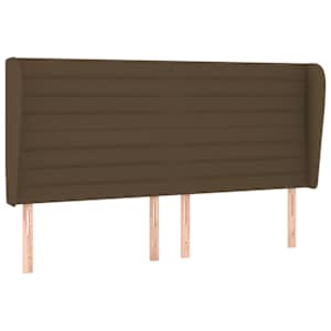 Box spring postel s matrací tmavě hnědá 180x200 cm textil - obrázek 6