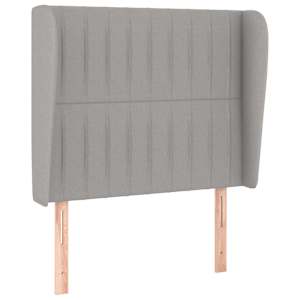 Box spring postel s matrací světle šedá 90x190 cm textil - obrázek 6