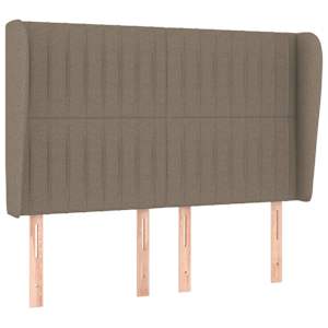 Box spring postel s matrací taupe 140x190 cm textil - obrázek 6