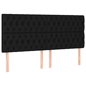 Box spring postel s matrací černá 180x200 cm textil - obrázek 6