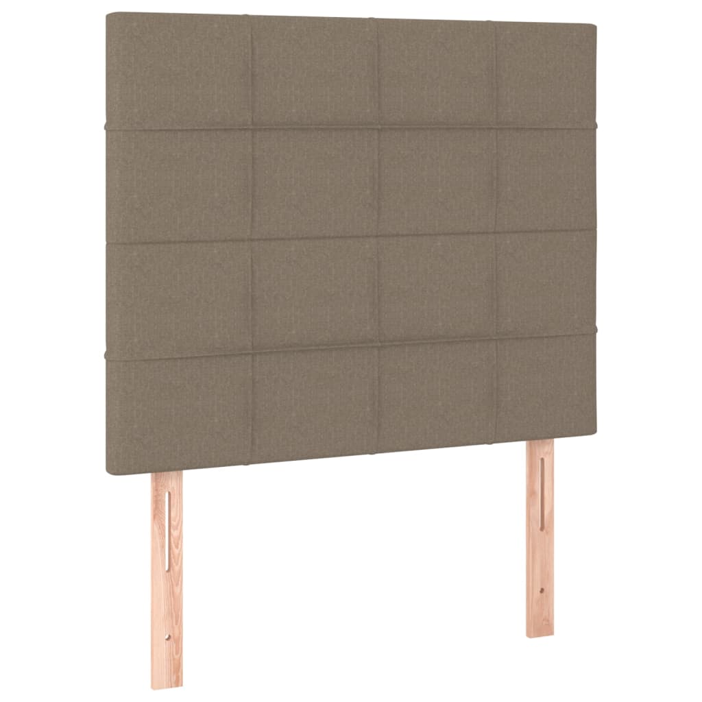 Łóżko kontynentalne RelaxMax - 203x93x118/128 cm, kolor: taupe (szarobrązowy)