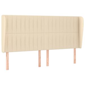Box spring postel s matrací krémová 200x200 cm textil - obrázek 6
