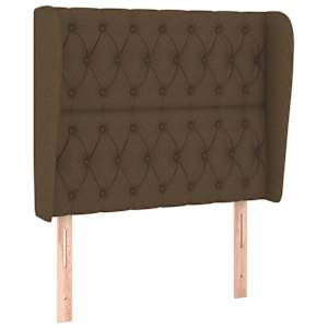 Box spring postel s matrací tmavě hnědá 90x190 cm textil - obrázek 6