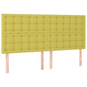 Box spring postel s matrací zelená 200x200 cm textil - obrázek 8