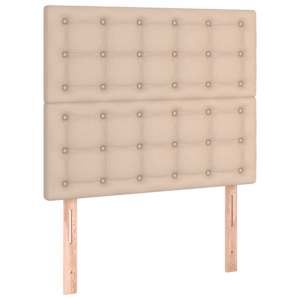 Box spring postel s matrací cappuccino 80 x 200 cm umělá kůže - obrázek 6