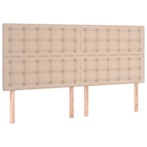 Box spring postel s matrací cappuccino 160x200 cm umělá kůže - obrázek 6
