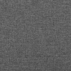 Rám postele bez matrace tmavě šedý 160 x 200 cm textil - obrázek 11