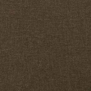 Rám postele bez matrace tmavě hnědá 120 x 200 cm textil - obrázek 11