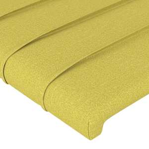 Rám postele s čelem zelený 90x200 cm textil - obrázek 10
