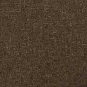 Rám postele bez matrace tmavě hnědá 90 x 190 cm textil - obrázek 11