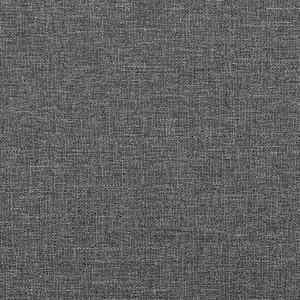 Rám postele bez matrace tmavě šedý 90 x 200 cm textil - obrázek 11