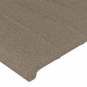 Rám postele bez matrací taupe 90x200 cm textil - obrázek 10