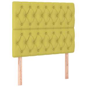 Rám postele s čelem zelený 90x190 cm textil - obrázek 7