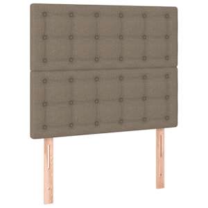 Rám postele s čelem taupe 80x200 cm textil - obrázek 9