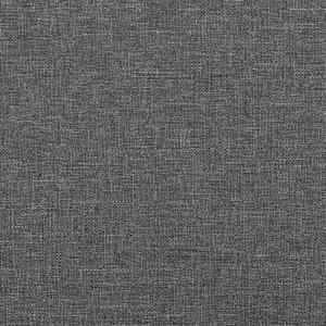 Rám postele s čelem tmavě šedý 90x190 cm textil - obrázek 11