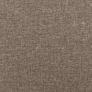 Rám postele bez matrace taupe 100 x 200 cm textil - obrázek 11