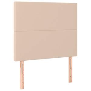 Rám postele s čelem cappuccino 100x200 cm umělá kůže - obrázek 9