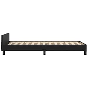 Rám postele s čelem černý 100x200 cm umělá kůže - obrázek 7