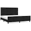 vidaXL voodiraam ilma madratsita, must, 160x200 cm, samet