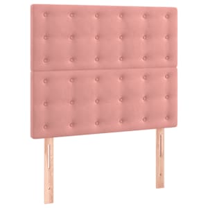 Rám postele s čelem růžový 80x200 cm samet - obrázek 8