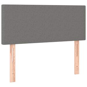 Box spring postel s matrací tmavě šedá 90x200 cm textil - obrázek 6