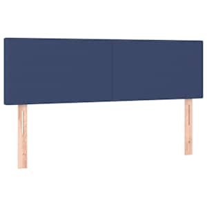 Box spring postel s matrací modrá 140x190 cm textil - obrázek 6