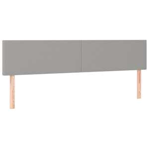 Box spring postel s matrací světle šedá 160 x 200 cm textil - obrázek 6