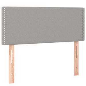 Box spring postel s matrací světle šedá 90x190 cm textil - obrázek 6