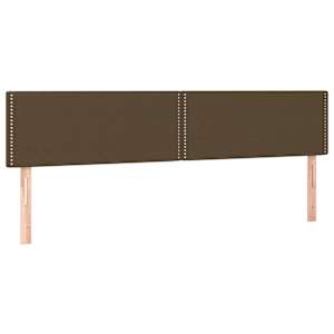 Box spring postel s matrací tmavě hnědá 200x200 cm textil - obrázek 6