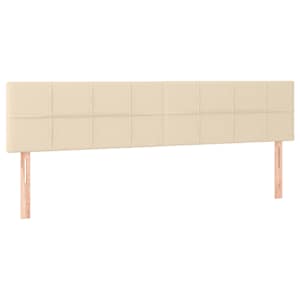 Box spring postel s matrací krémová 180x200 cm textil - obrázek 6