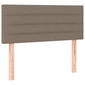 Box spring postel s matrací taupe 80x200 cm textil - obrázek 6