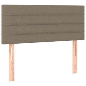 Box spring postel s matrací taupe 100 x 200 cm textil - obrázek 6