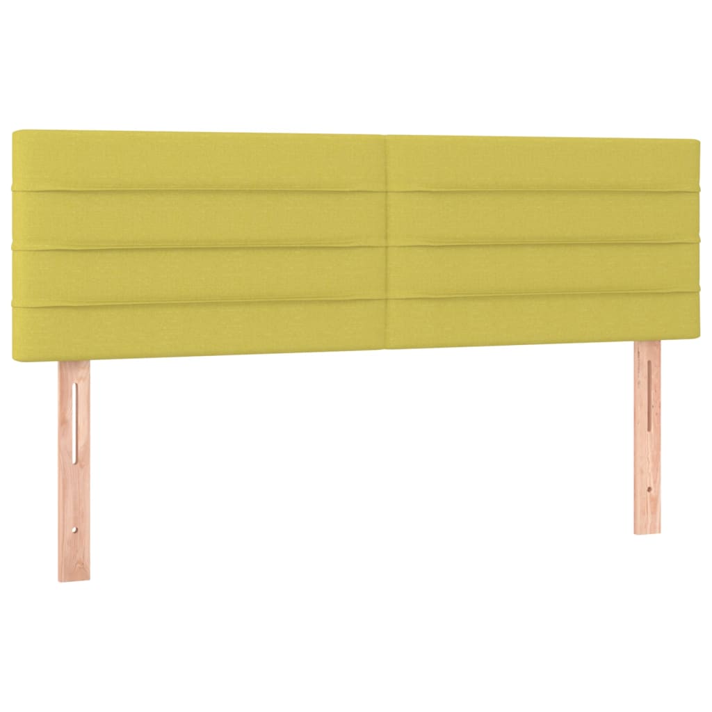 Box spring postel s matrací zelená 140x190 cm textil - obrázek 7
