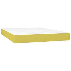Box spring postel s matrací zelená 140x190 cm textil - obrázek 6