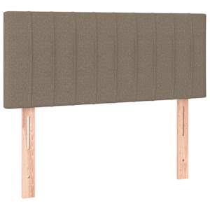 Box spring postel s matrací taupe 80x200 cm textil - obrázek 6