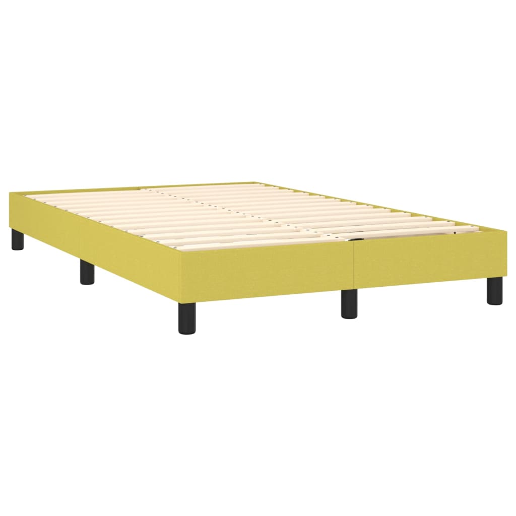 Box spring postel s matrací zelená 120x200 cm textil - obrázek 5