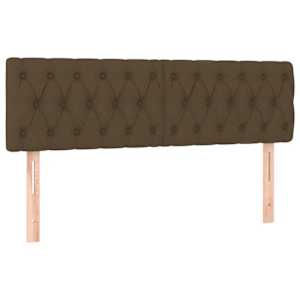 Box spring postel s matrací tmavě hnědá 160x200 cm textil - obrázek 6