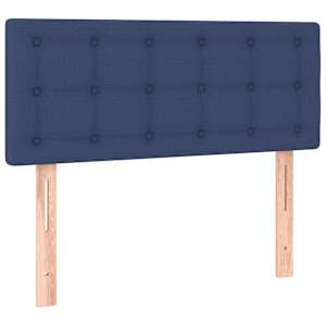 Box spring postel s matrací modrá 80x200 cm textil - obrázek 6