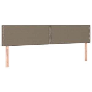 Box spring postel s matrací taupe 180x200 cm textil - obrázek 6