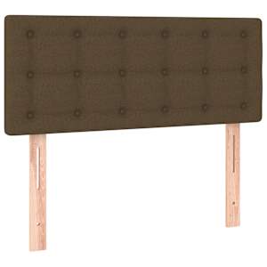 Box spring postel s matrací tmavě hnědá 80x200 cm textil - obrázek 6